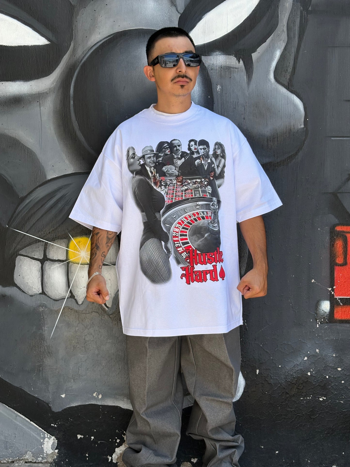 PLAYERA SHAKAWEAR SUPERMAXHEAVY “HUSTLE HARD”
