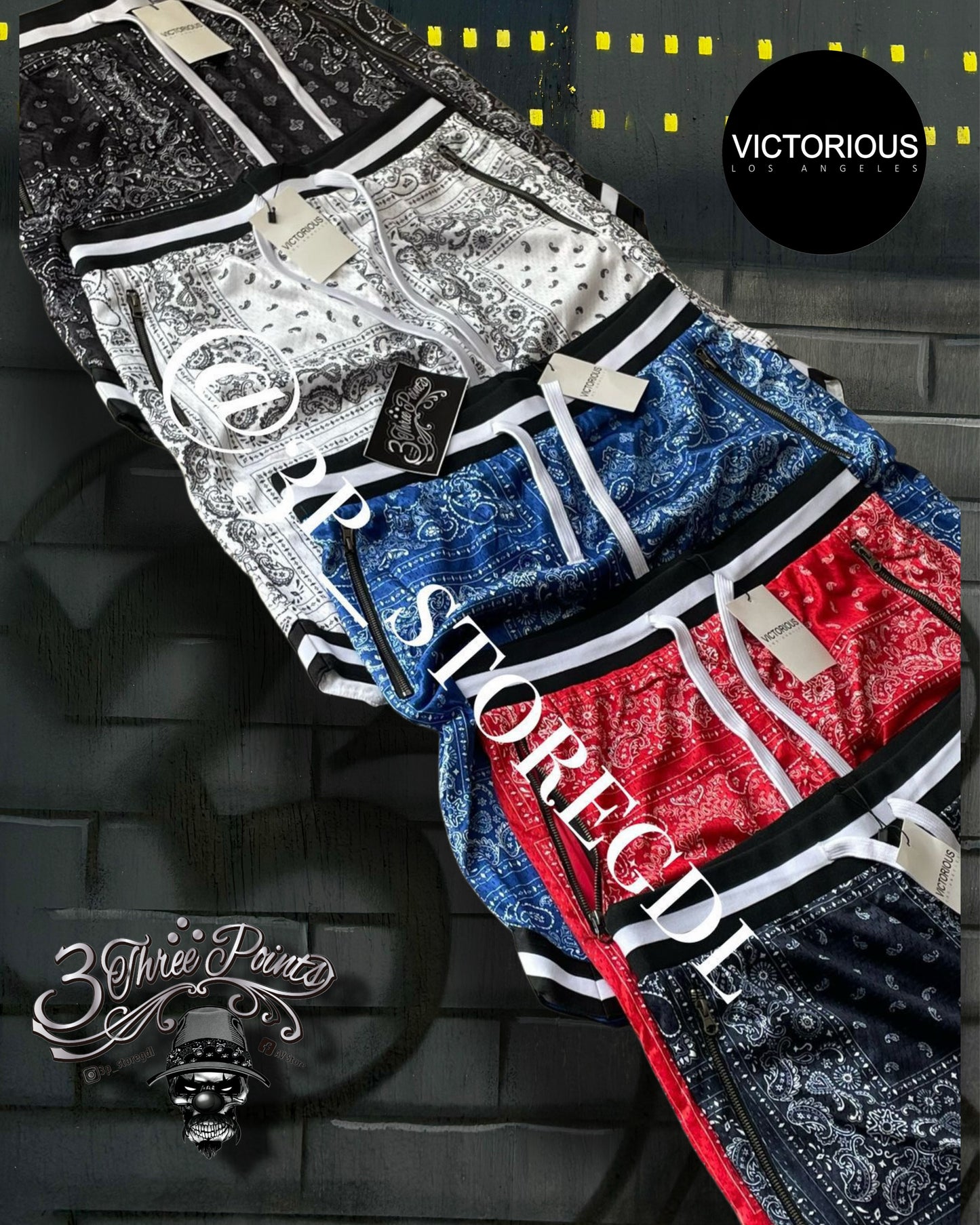 SHORT BASKETBALL VICTORIOUS BANDANA / PAÑUELO AJUSTABLE