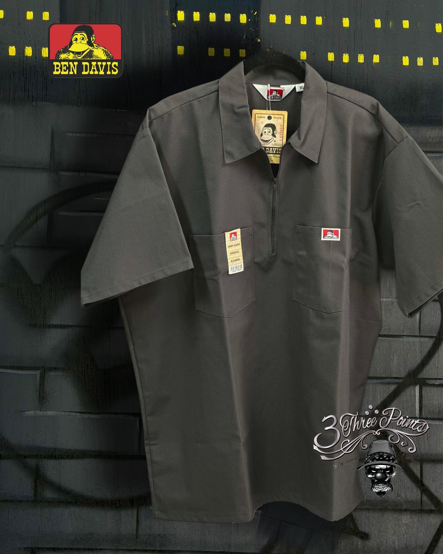 CAMISA 1/2 ZIPPER BENDAVIS