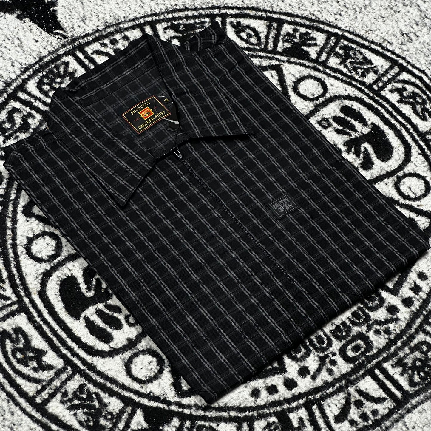FB COUNTY 1/2 ZIPPER CUADROS