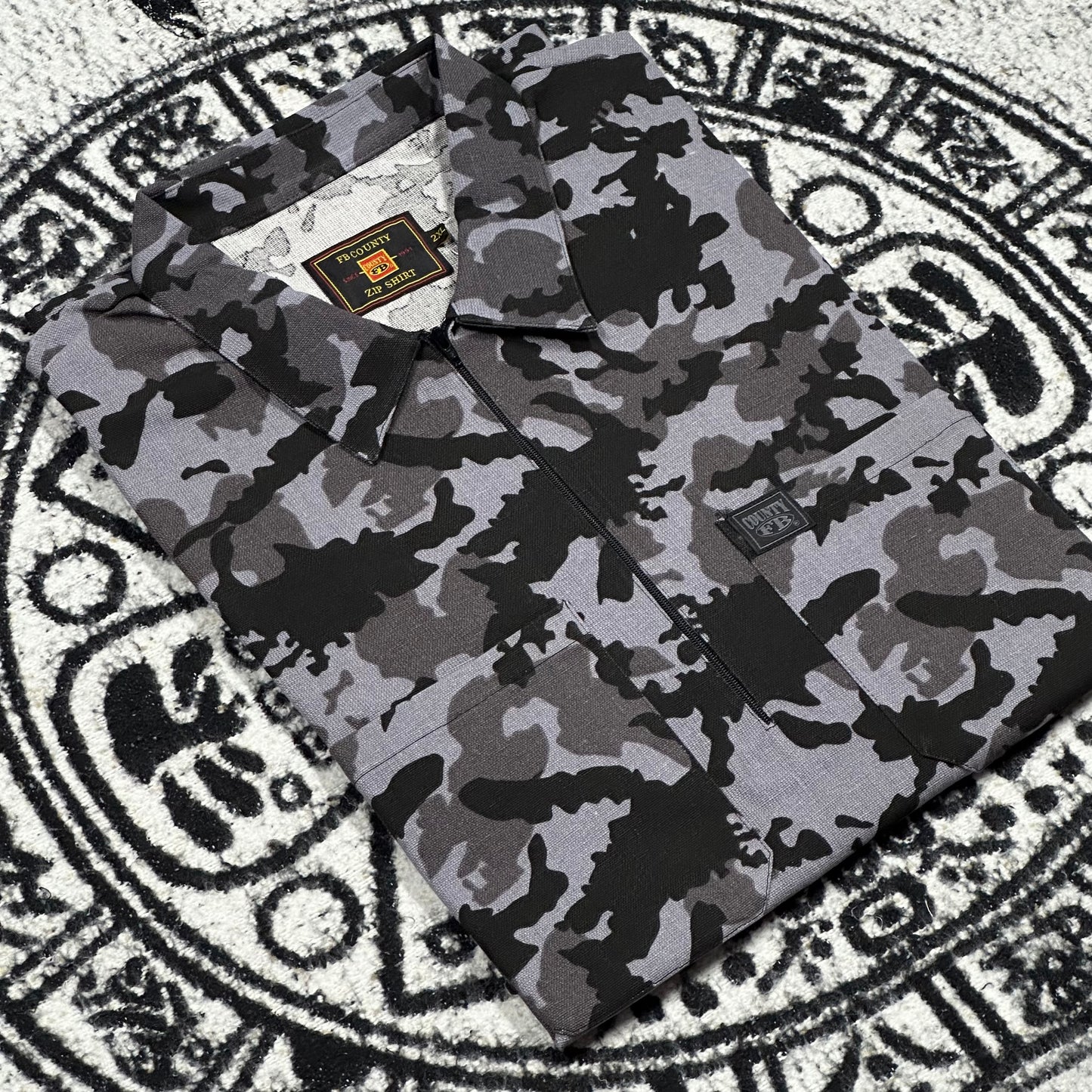 FB COUNTY 1/2 ZIPPER CAMUFLAJE
