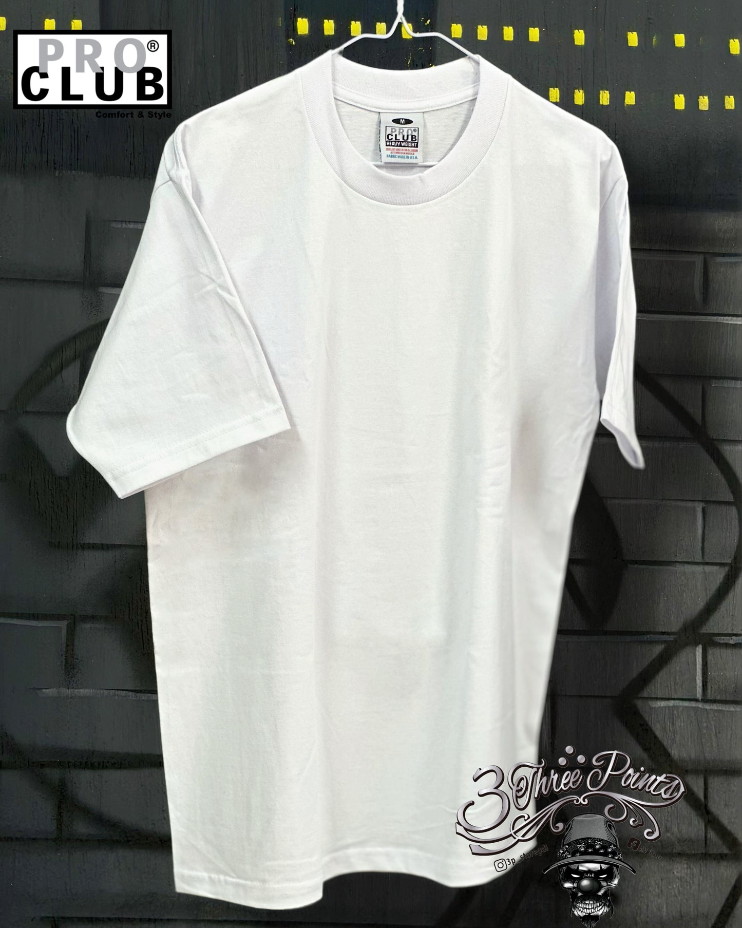 PLAYERA PROCLUB BASICA LISA CUELLO REDONDO HEAVY WEIGHT