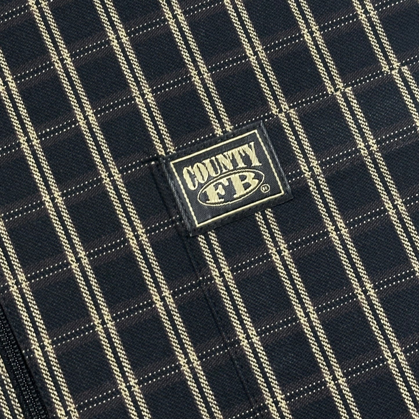FB COUNTY 1/2 ZIPPER CUADROS