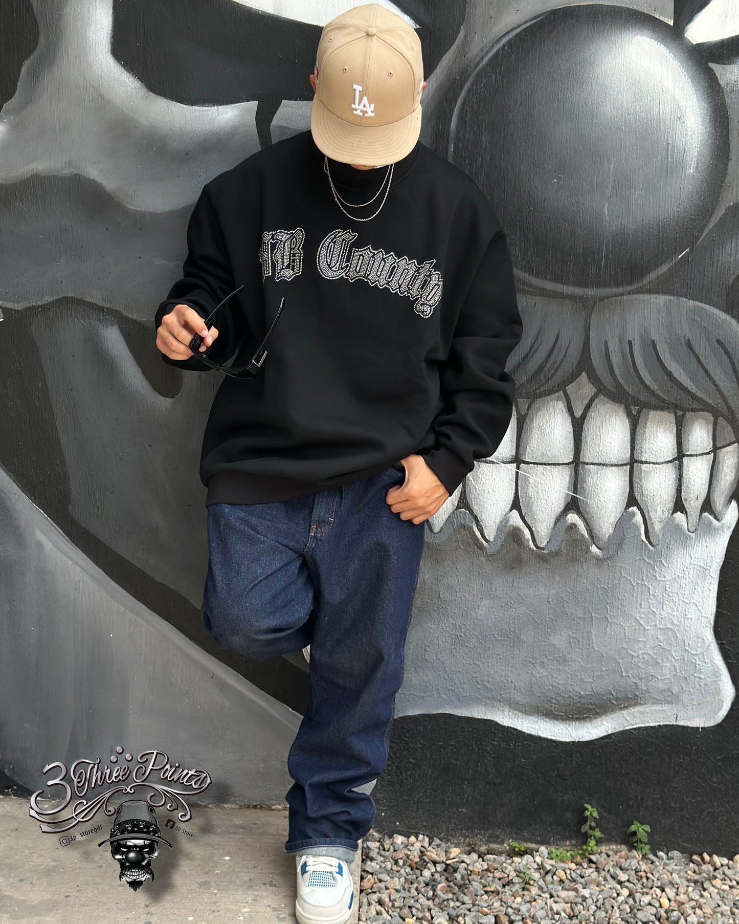FB COUNTY SUDADERA 13Oz “RHINESTONE”