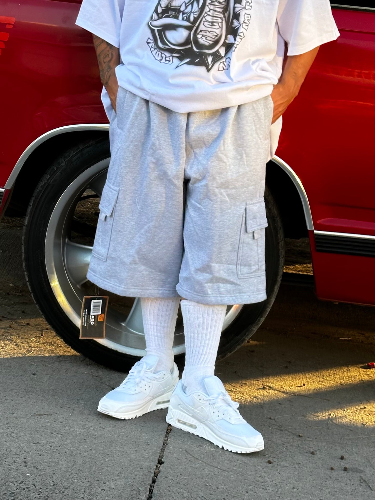 FB COUNTY SHORT CARGO “PANTS”| GRIS CLARO