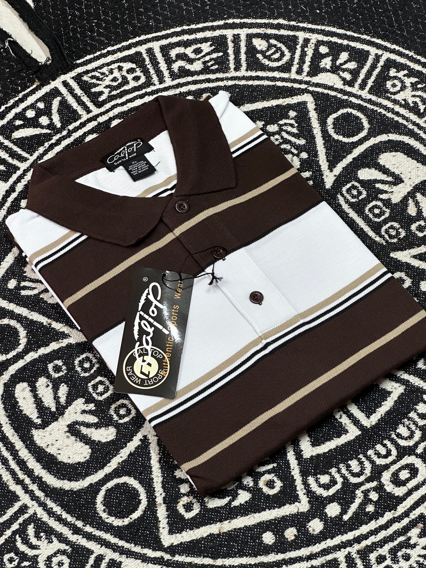 CALTOP RAYADA CUELLO TIPO POLO