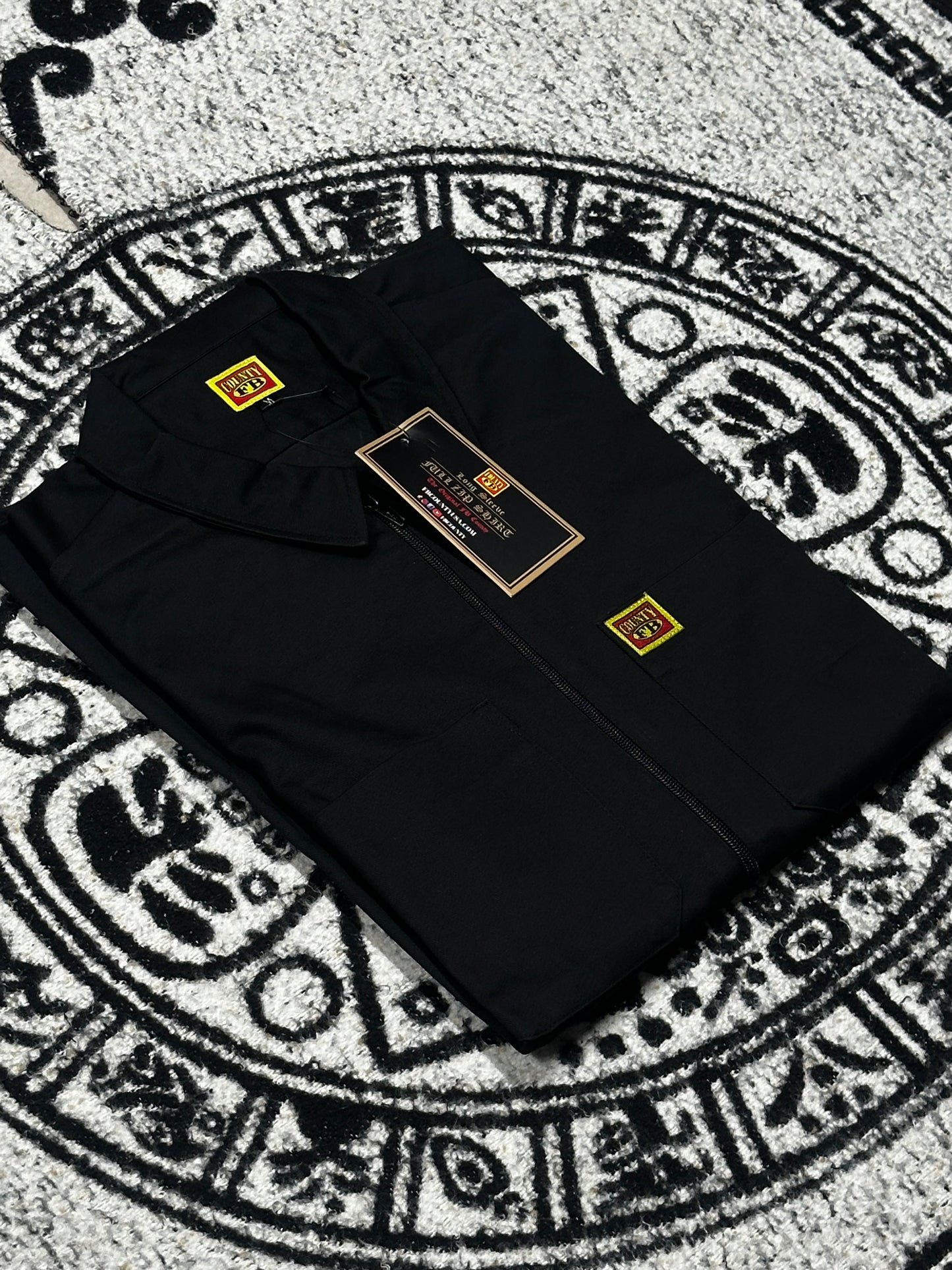 FB COUNTY CAMISA FULL ZIPPER MANGA LARGA (Muy amplia)