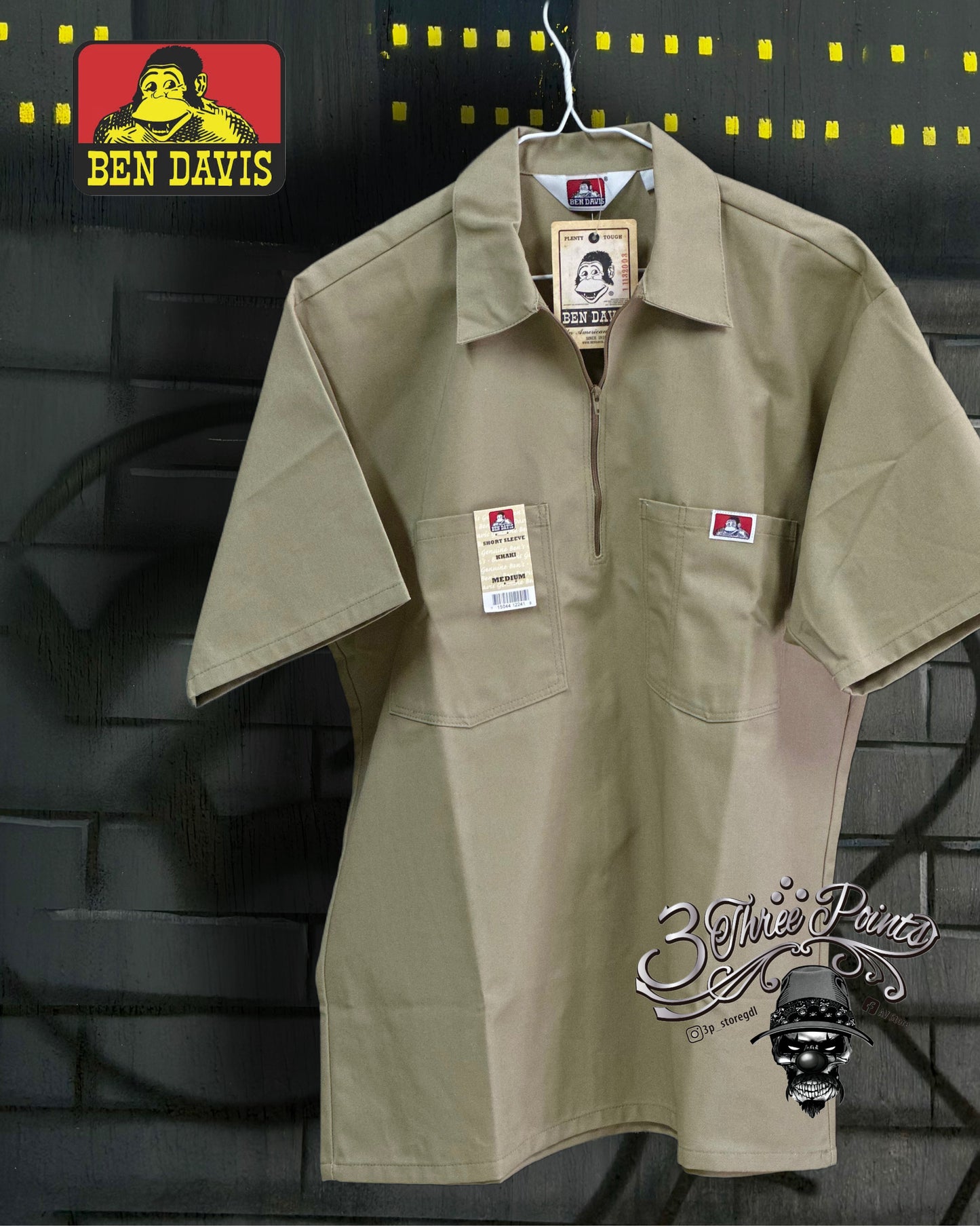 CAMISA 1/2 ZIPPER BENDAVIS