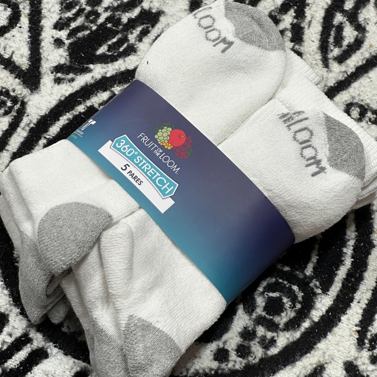 CALCETA FRUIT OF THE LOOM 3/4 5PACK
