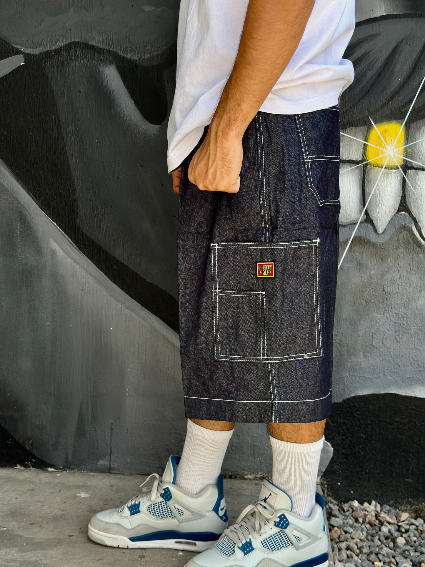FB COUNTY SHORT “HARD DENIM” KACKIES