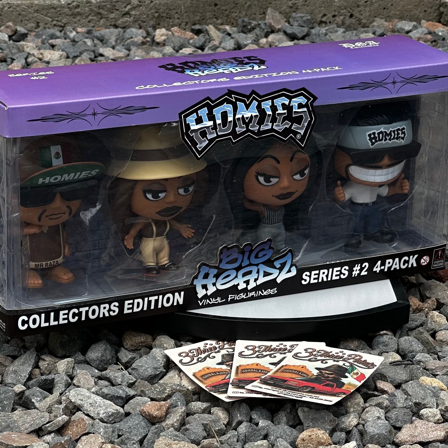 HOMIES 4PACK “BIG HEADZ” COLECCIONABLE SERIES #2