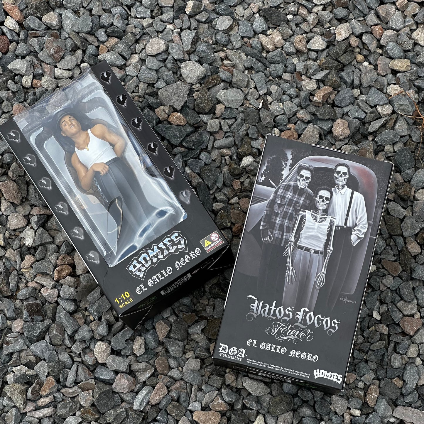 HOMIES X DGA FIGURA “GALLO NEGRO” COLECCIONABLE