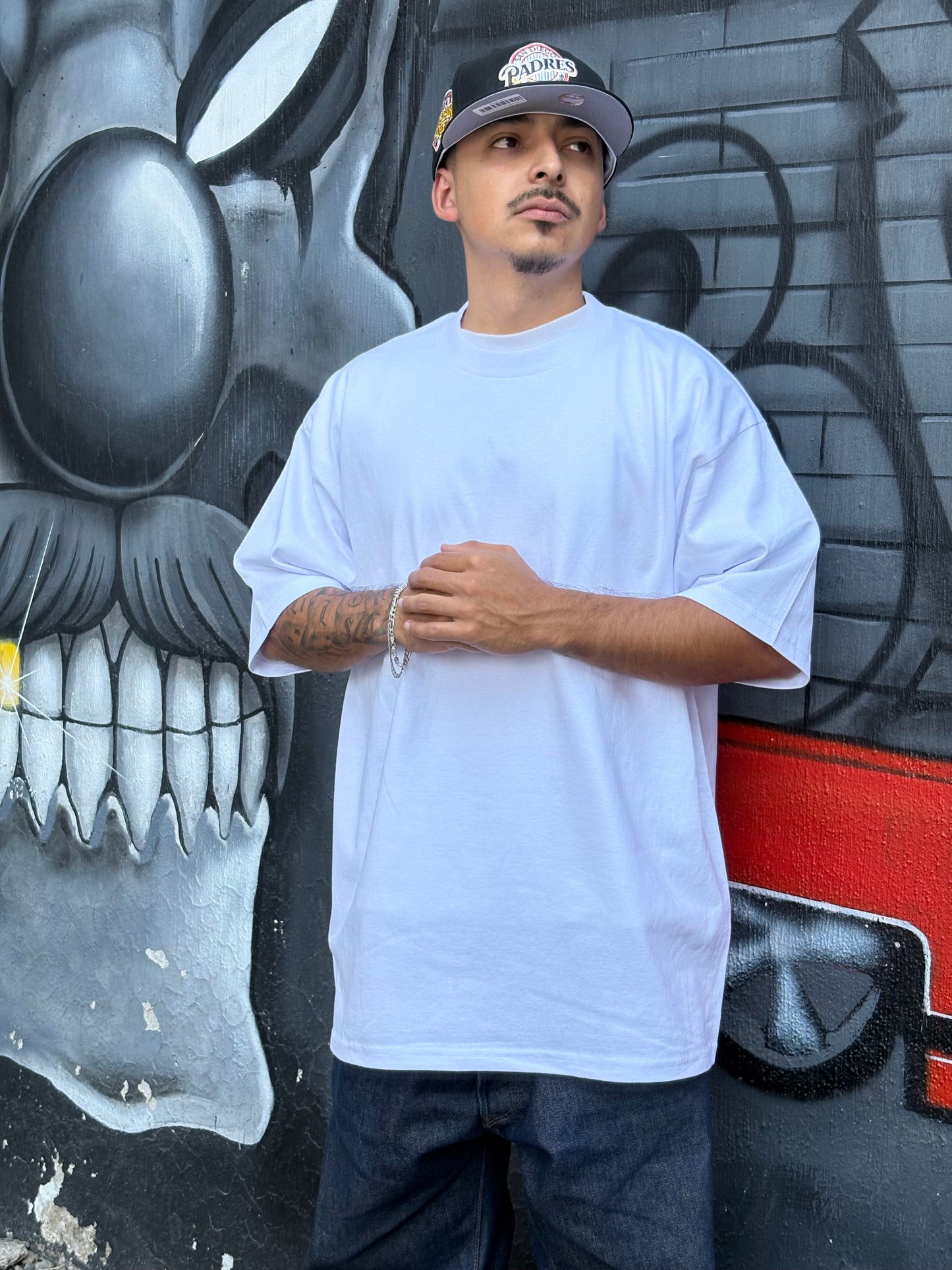 PLAYERA PROCLUB BASICA LISA CUELLO REDONDO HEAVY WEIGHT | BLANCO