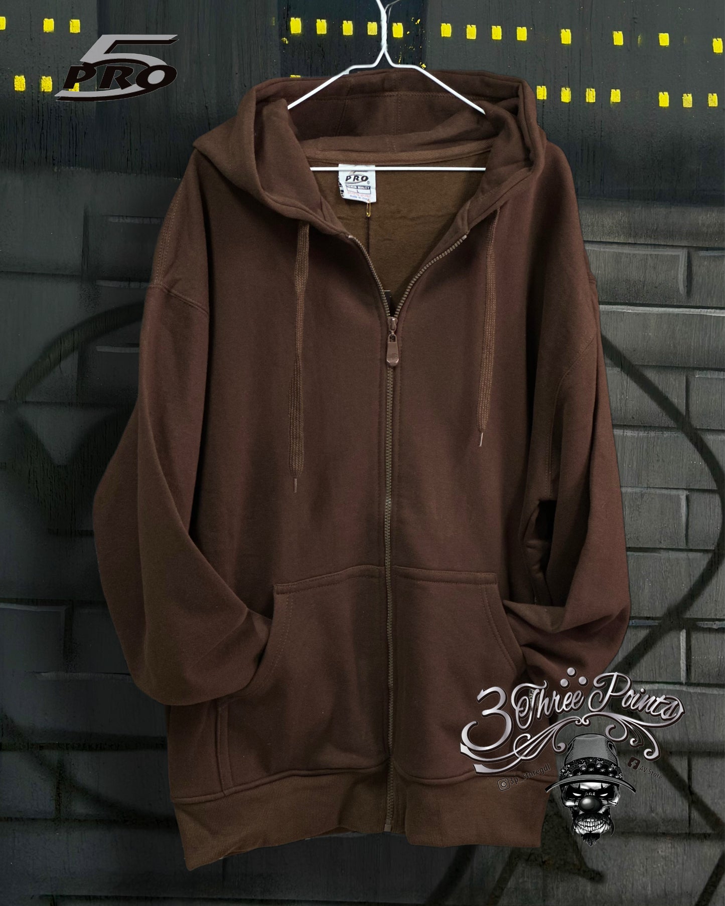 SUDADERA HOODIE CON ZIPPER PRO5