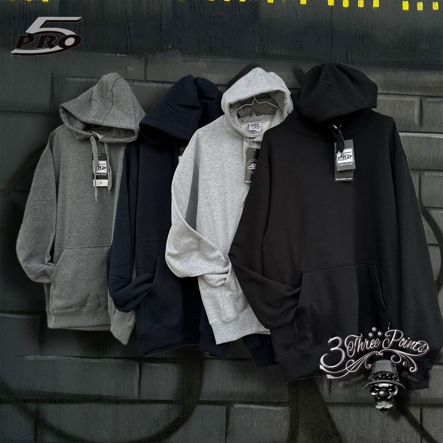 SUDADERA HOODIE CON CANGURO PRO5
