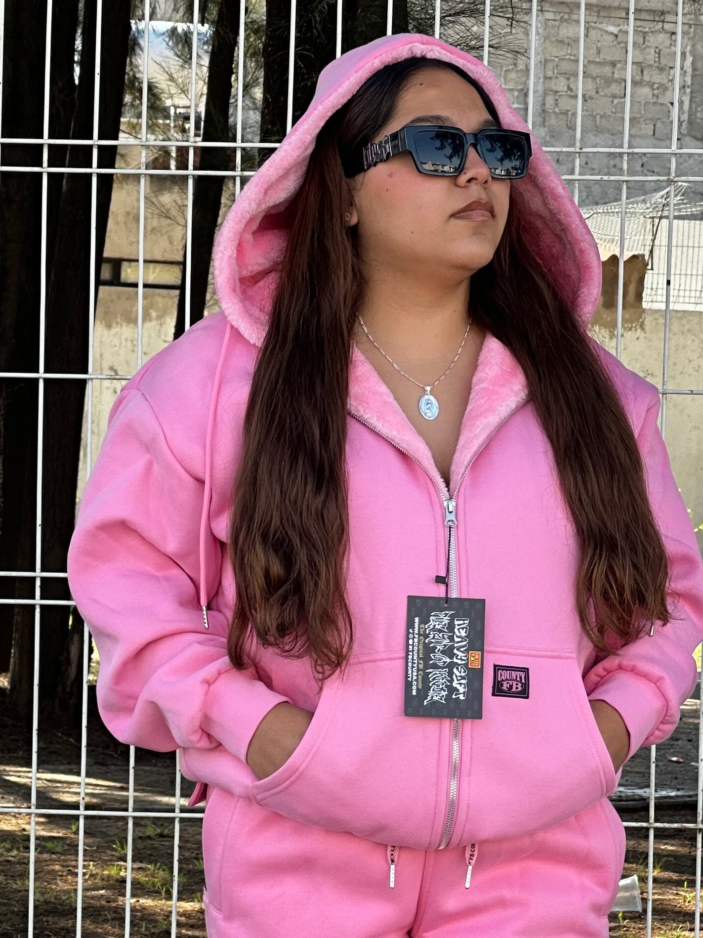 FB COUNTY SUDADERA COZY-ZIP UP