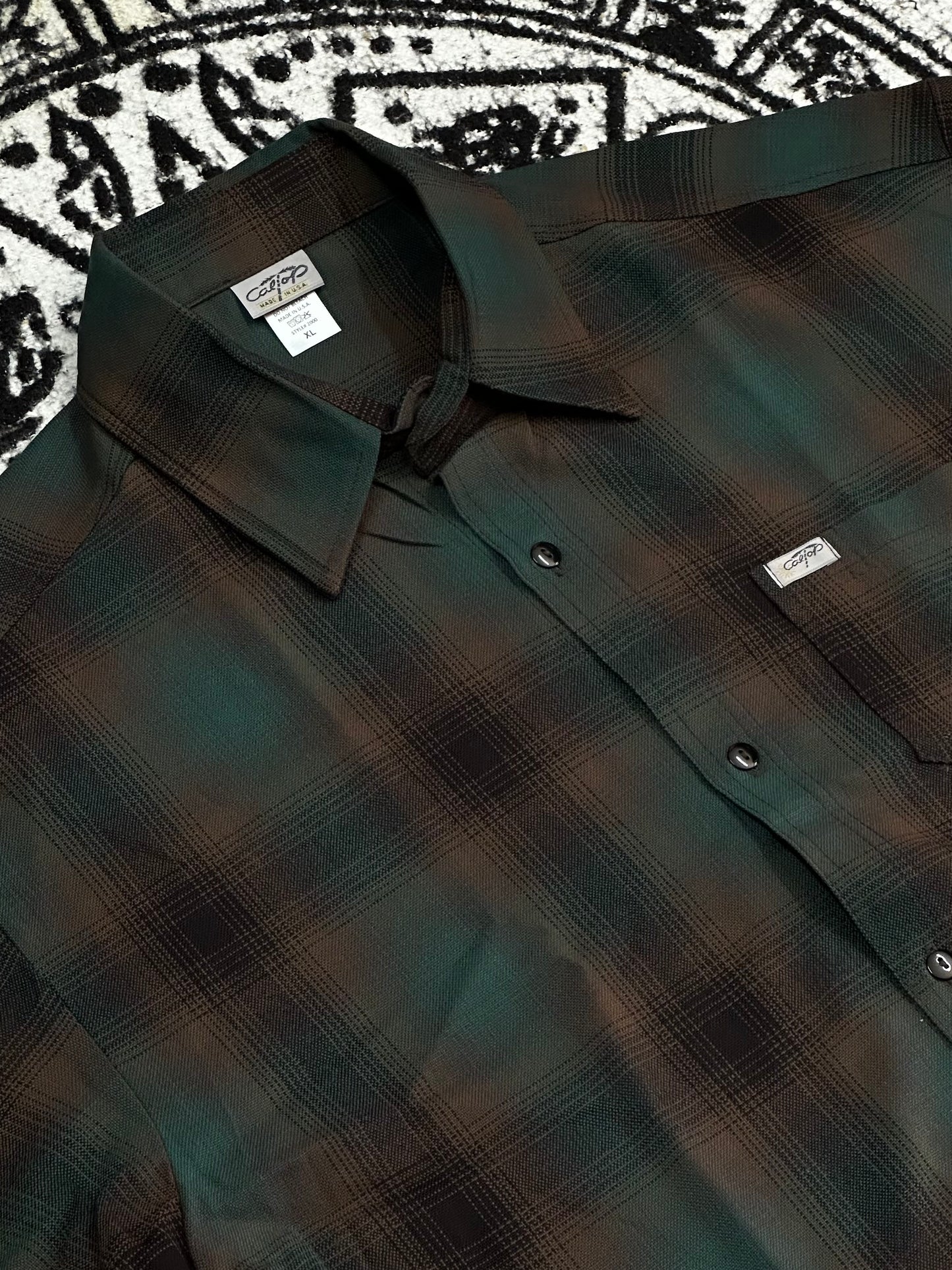 CALTOP VETERANA MANGA CORTA | #2000 VERDE-CAFÉ