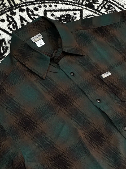 CALTOP VETERANA MANGA CORTA | #2000 VERDE-CAFÉ