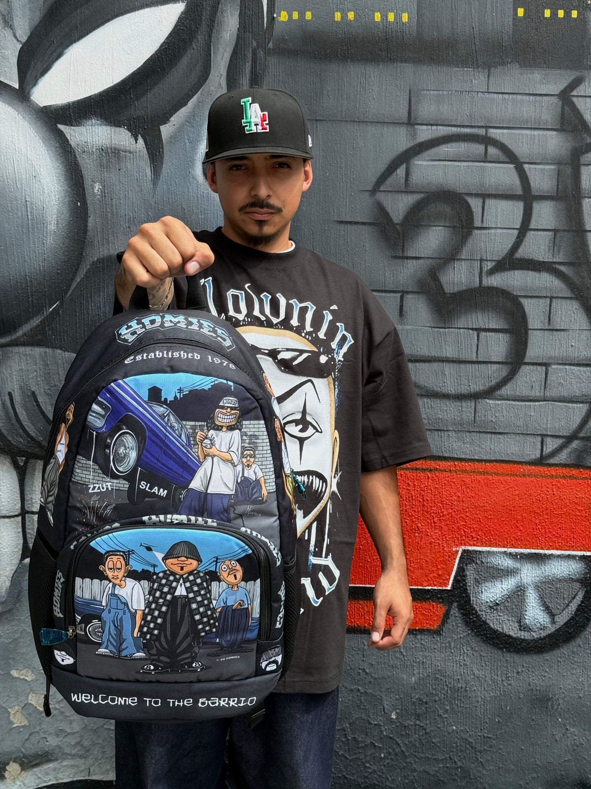BACKPACK MOCHILA HOMIES | “LOWRIDERS” | 16”
