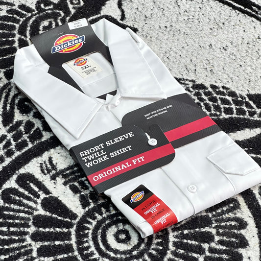 DICKIES CAMISA/CAMISOLA DE BOTONES MANGA CORTA | BLANCO