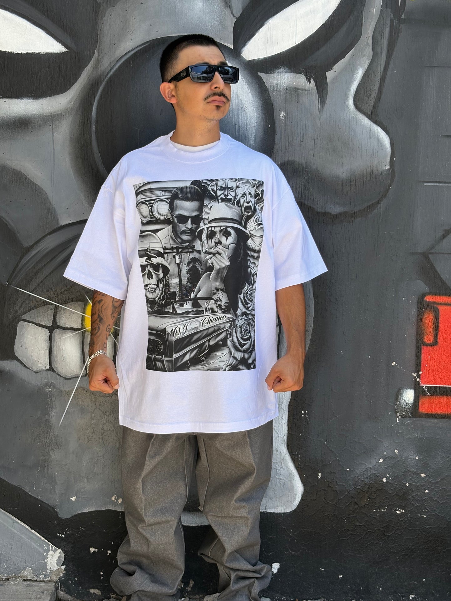 PLAYERA SHAKAWEAR SUPERMAXHEAVY “OG CHICANO”