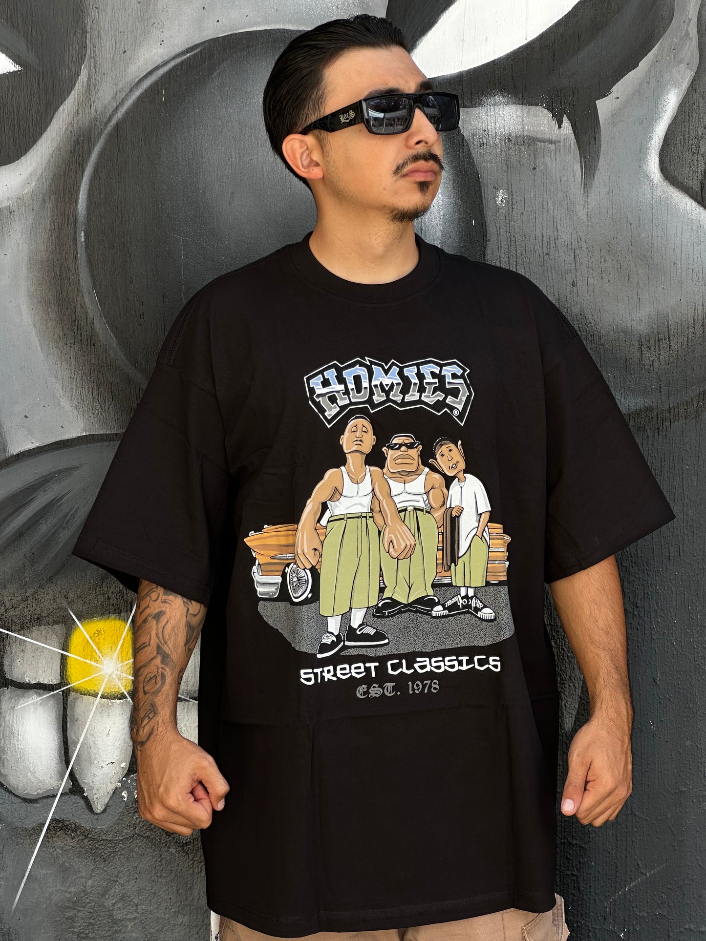PLAYERA HOMIES CUELLO REDONDO “STREET CLASSICS”