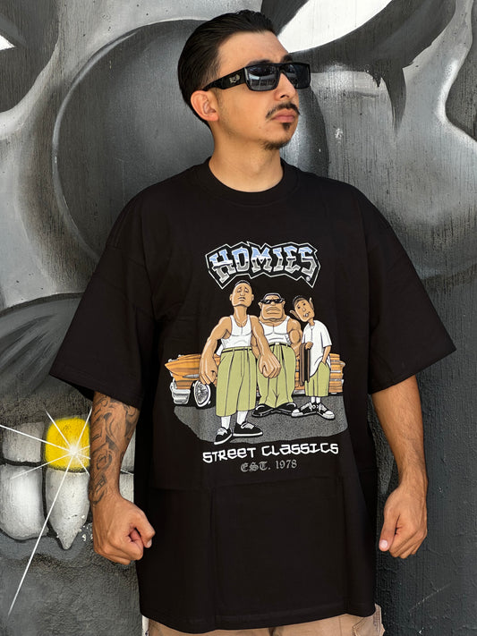 PLAYERA HOMIES CUELLO REDONDO “STREET CLASSICS”