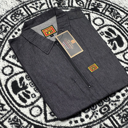 FB COUNTY 1/2 ZIPPER DENIM MEZCLILLA