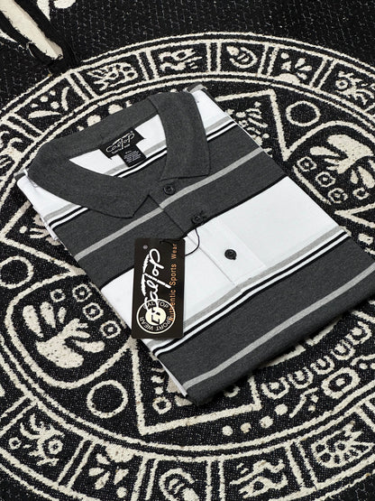 CALTOP RAYADA CUELLO TIPO POLO