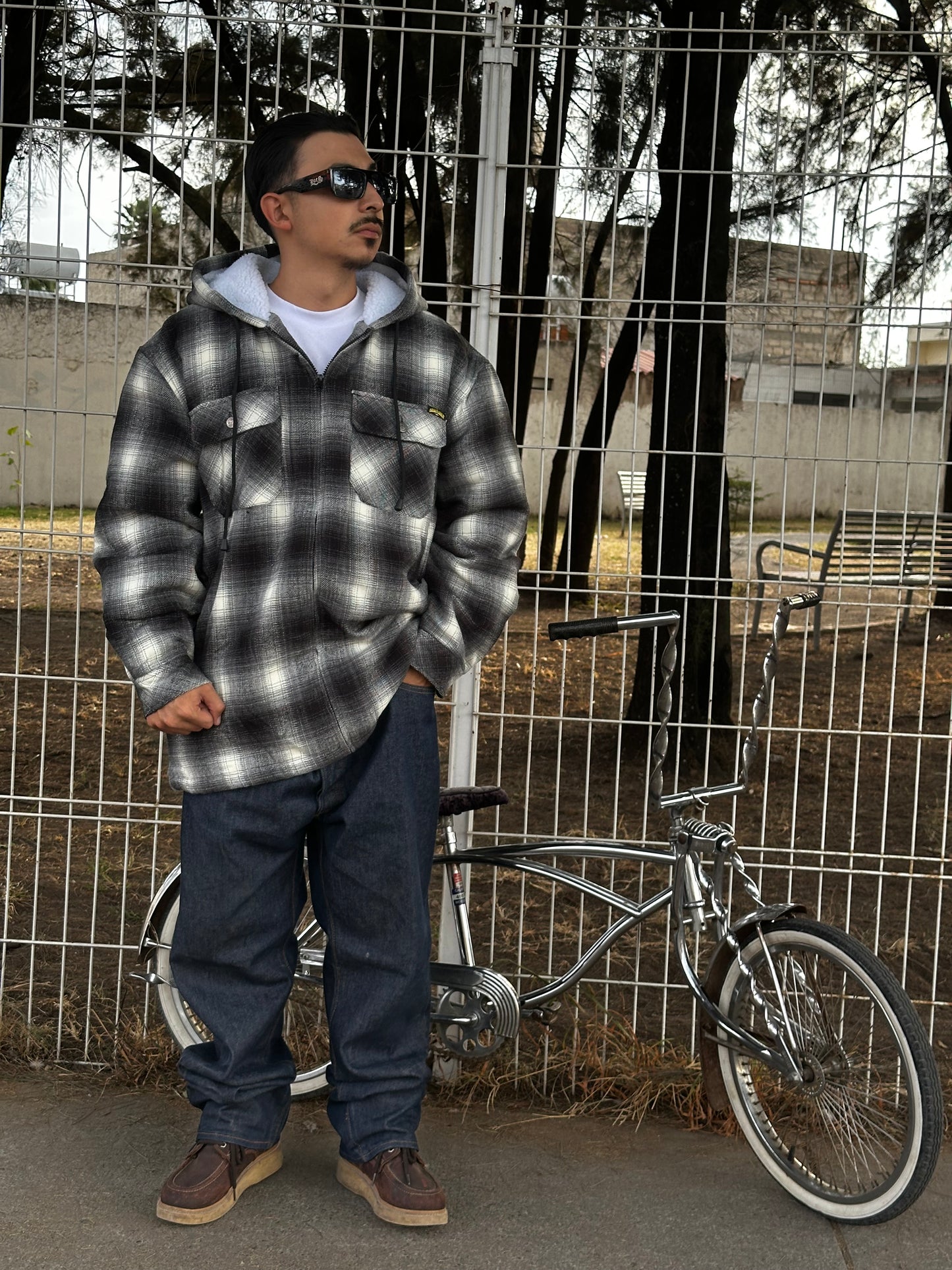 SHERPA LOWRIDER ABORREGADA A CUADROS BLACK