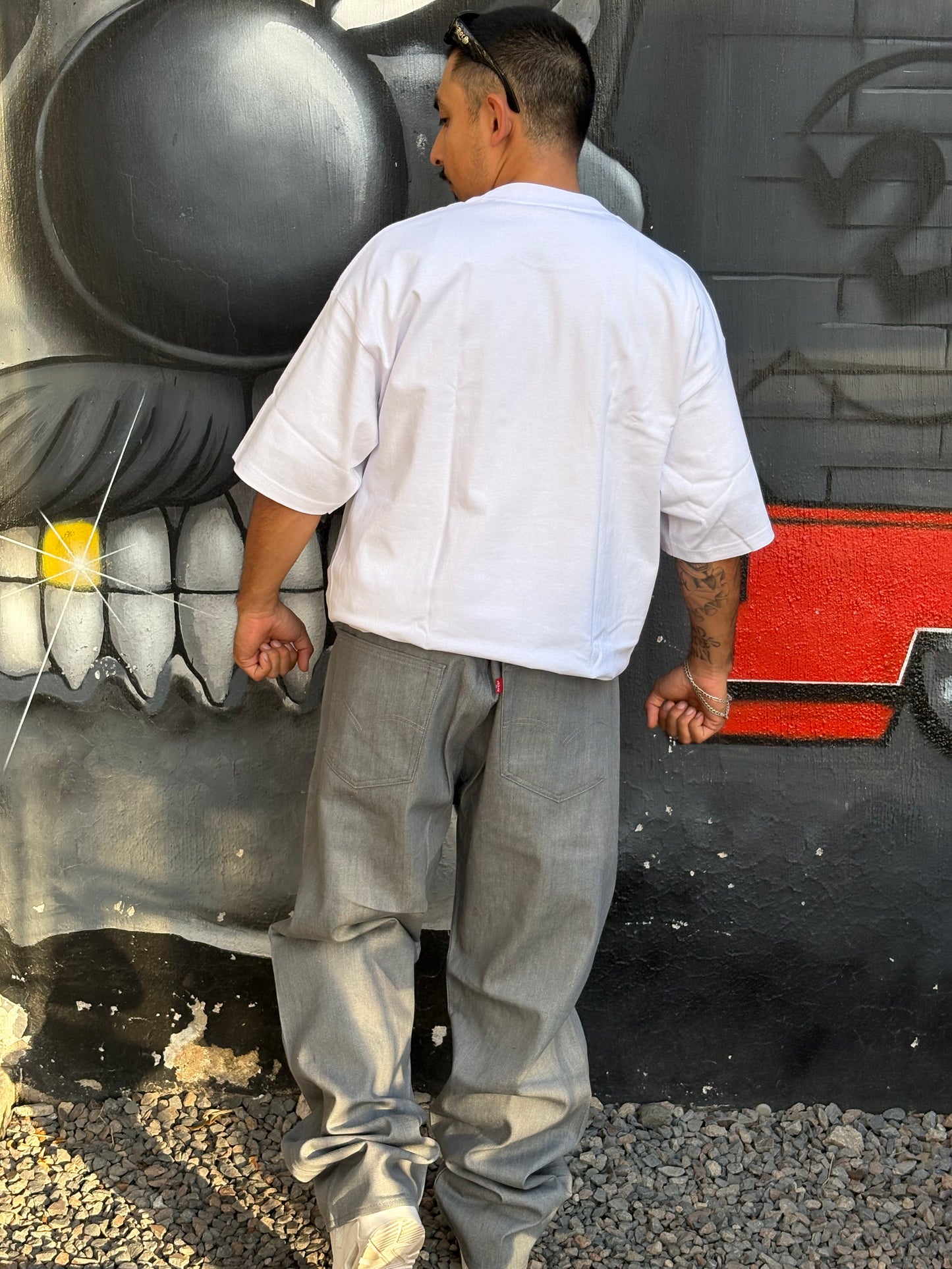PANTALON LEVIS MOD.501 RÍGIDO Y NEVADO | GRIS CLARO