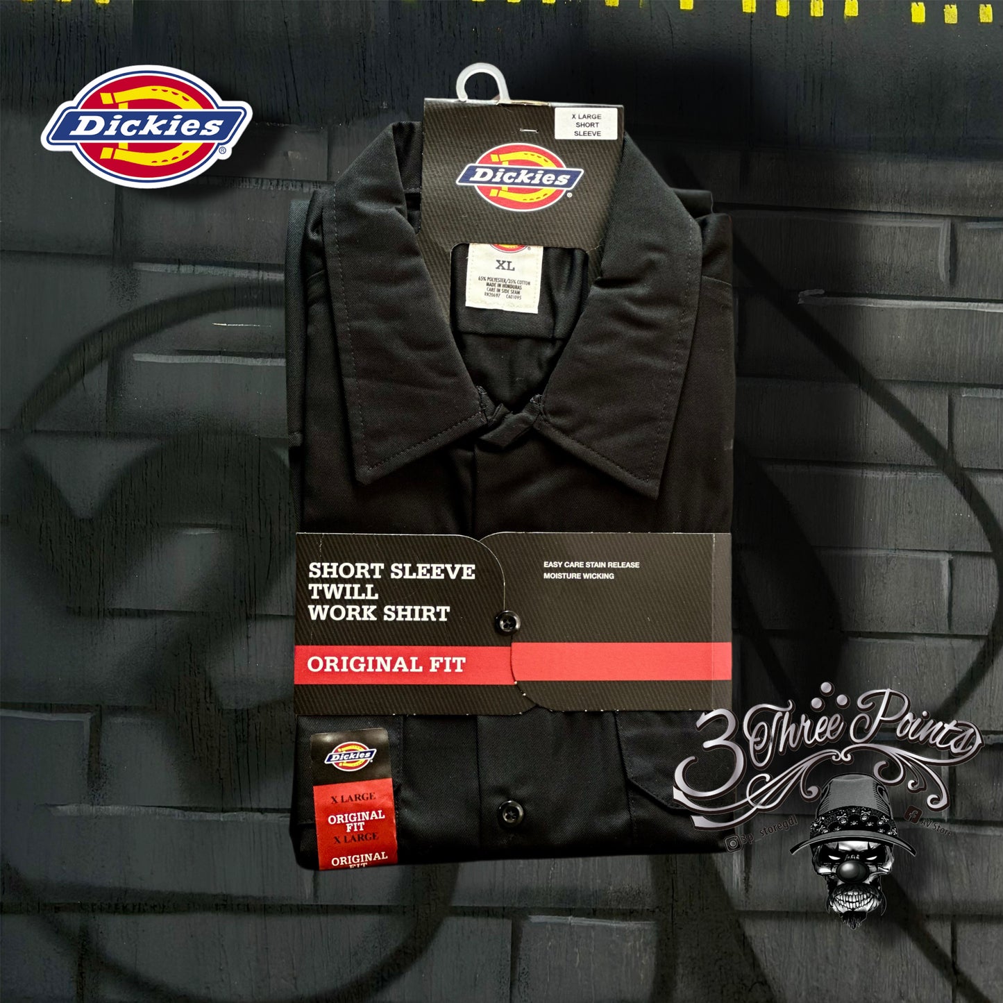 CAMISA BOTONES DICKIES MANGA CORTA