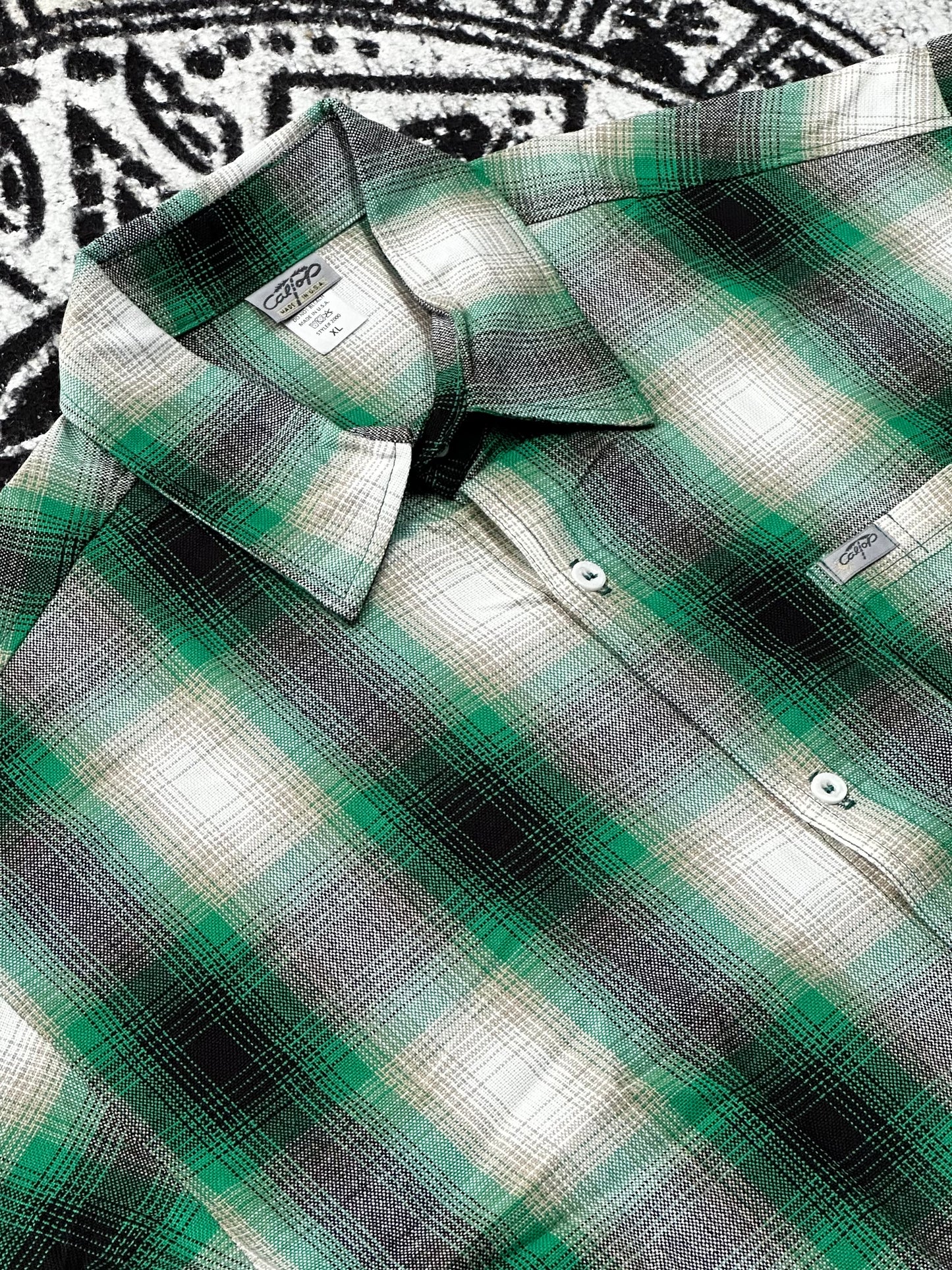 CALTOP VETERANA MANGA LARGA | #2000 VERDE-BLANCO