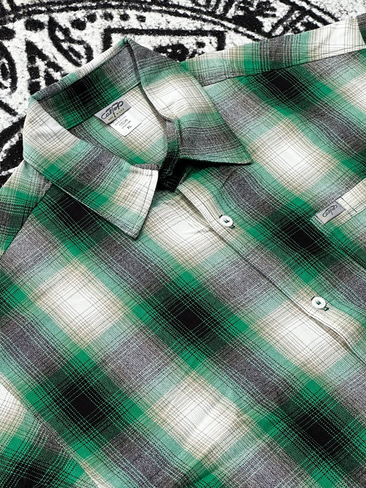 CALTOP VETERANA MANGA LARGA | #2000 VERDE-BLANCO