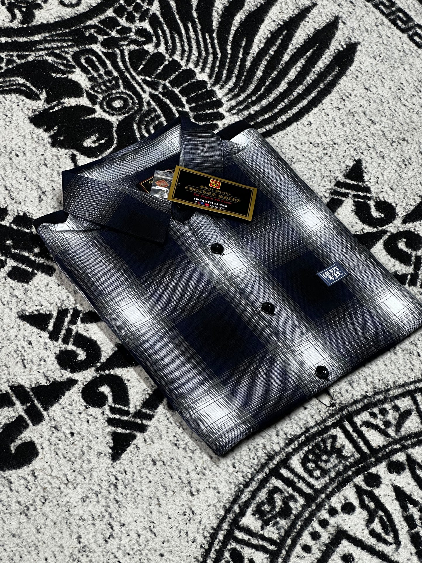 FB COUNTY MANGA CORTA “CHECKER”