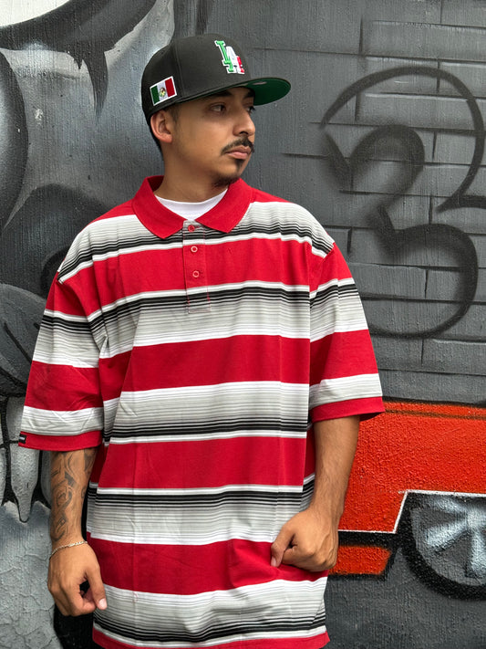 CAMISA POLO MENS TOWN BRAND | CHARLIE BROWN “ZARAPE” ROJO