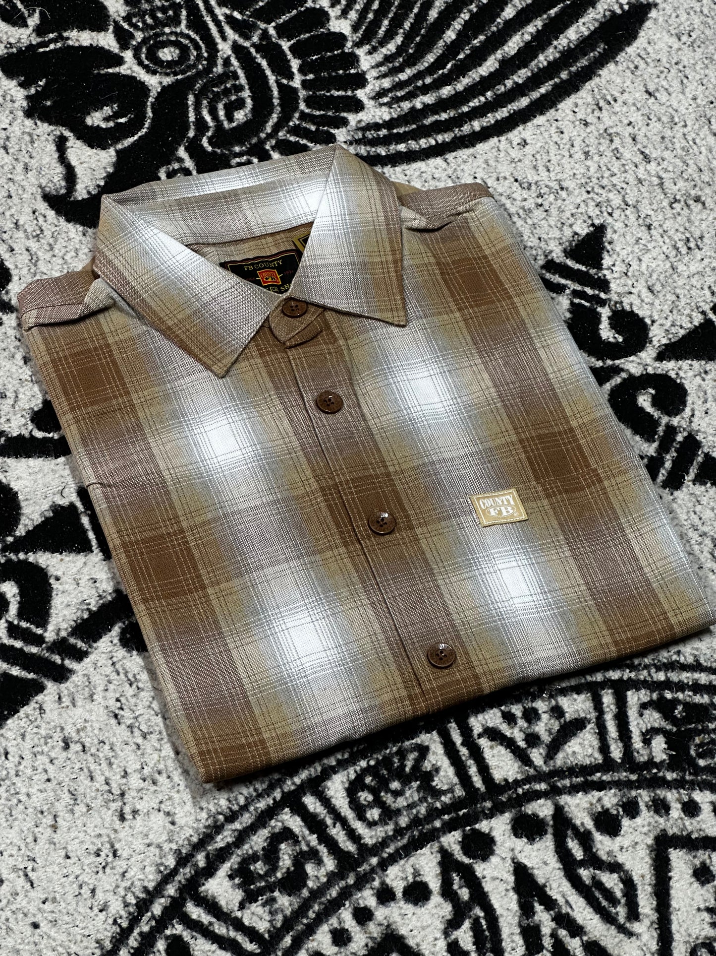 FB COUNTY MANGA CORTA “CHECKER”