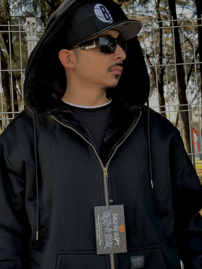 FB HOODIE HEAVY SOFT COZY- ZIP UP