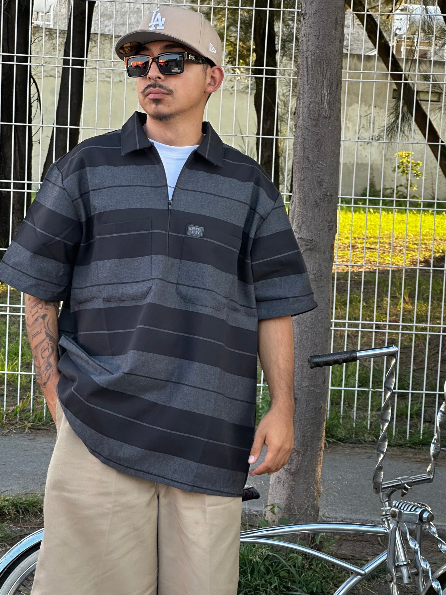 FB COUNTY 1/2 ZIPPER CAMISA “CHARLY BROWN”