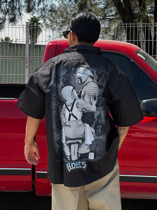 HOMIES CAMISA DE TRABAJO A BOTONES “TATTOIST”