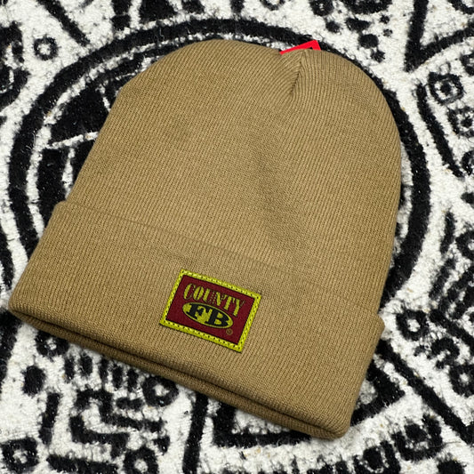 FB GORRO BEANIE HAT CLASSIC LOGO KHAKI