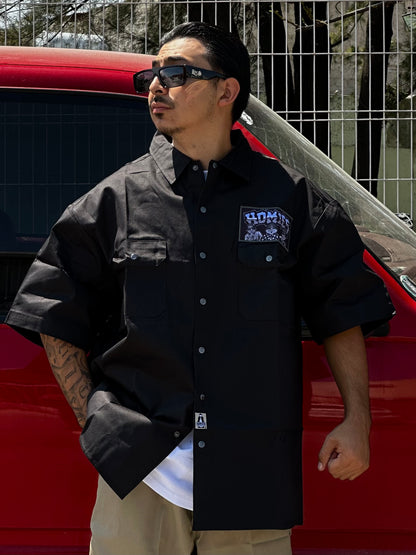 HOMIES CAMISA DE TRABAJO “ROLLIN WITH THE HOMIES”