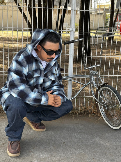 SHERPA LOWRIDER CUADROS ABORREGADA NAVY