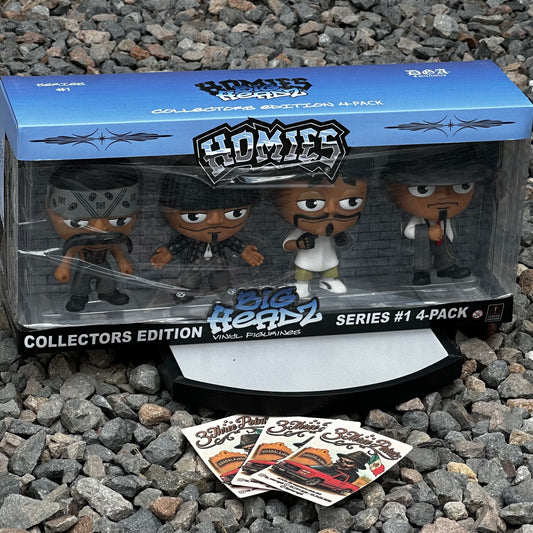 HOMIES 4PACK “BIG HEADZ” COLECCIONABLE SERIES #1