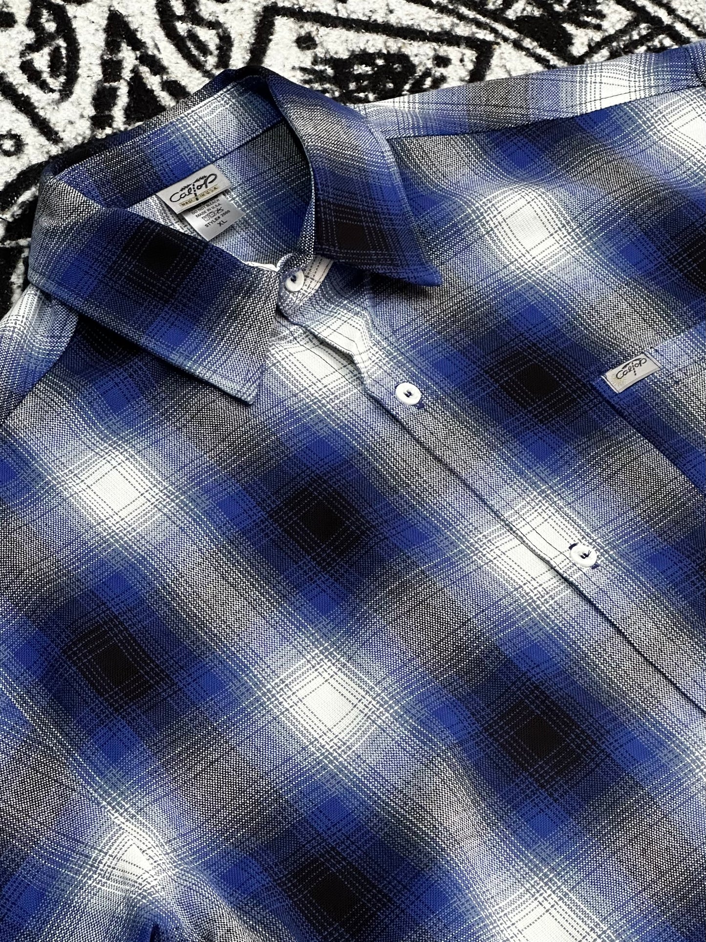 CALTOP VETERANA MANGA LARGA | #2000 AZUL REY- BLANCO