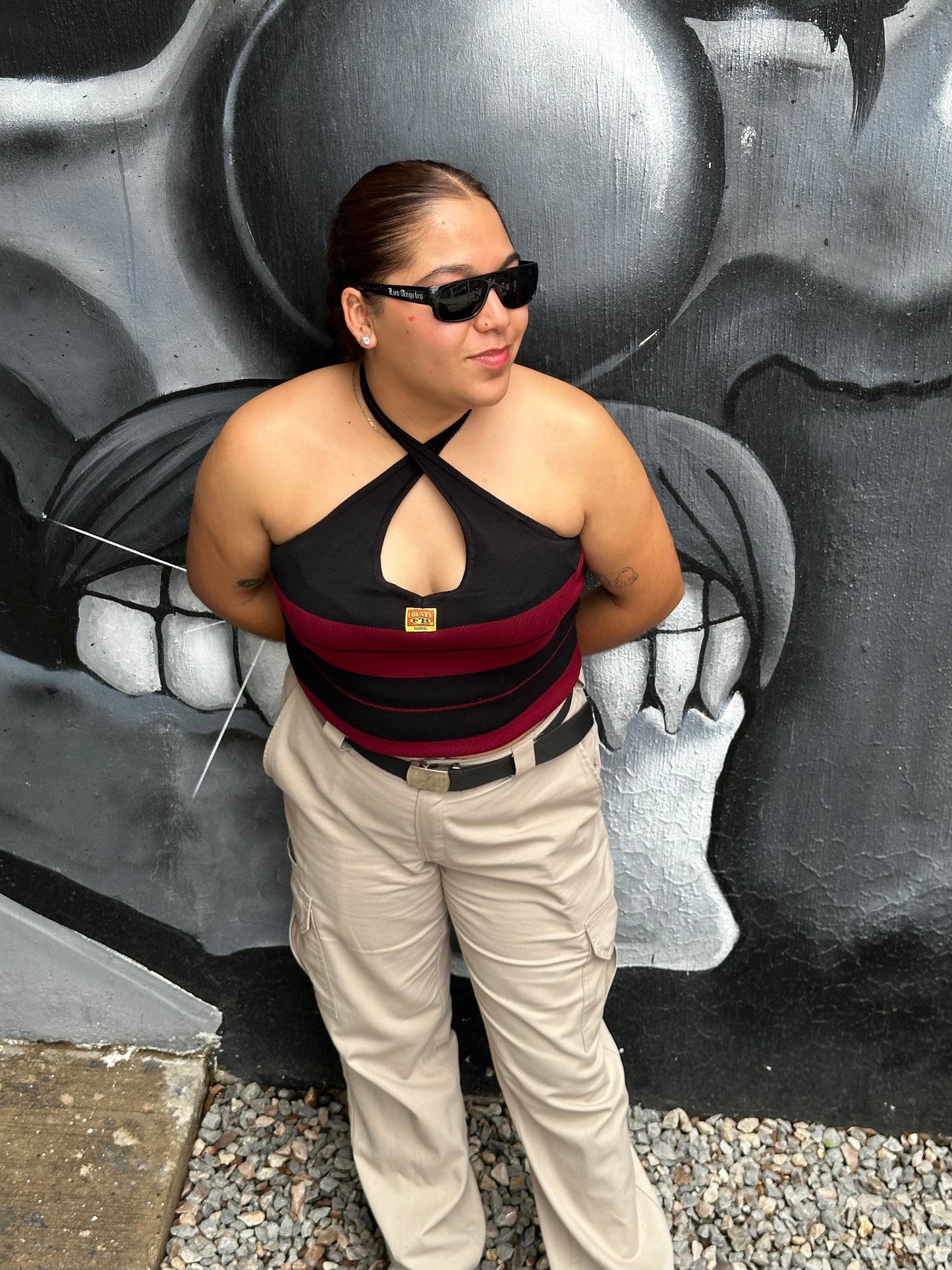 FB COUNTY GIRL BLUSA CHARLY BROWN “HALTER TOP”