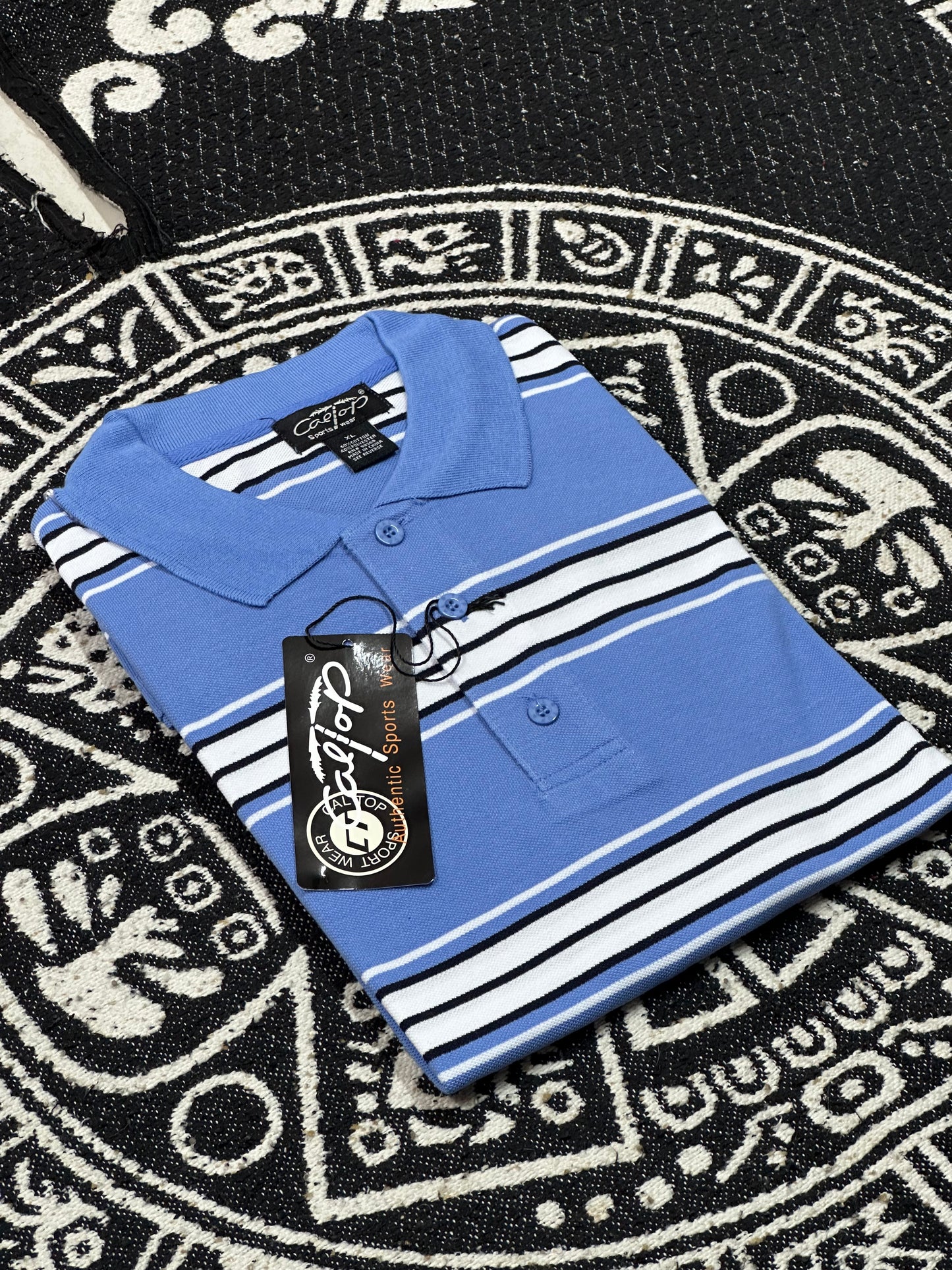 CALTOP RAYADA CUELLO TIPO POLO