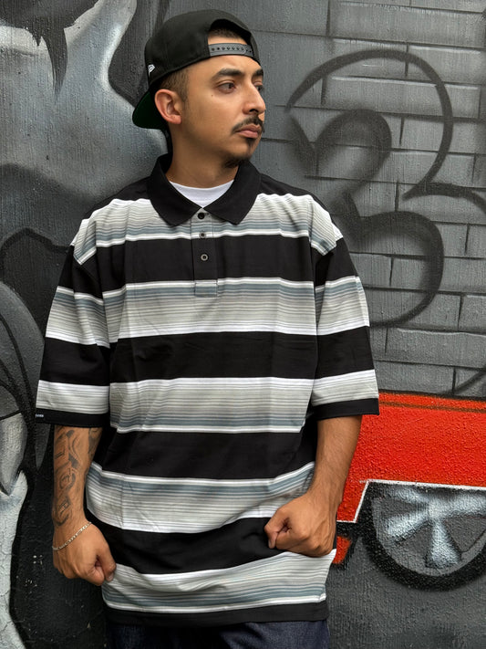 CAMISA POLO MENS TOWN BRAND | CHARLIE BROWN “ZARAPE” NEGRO