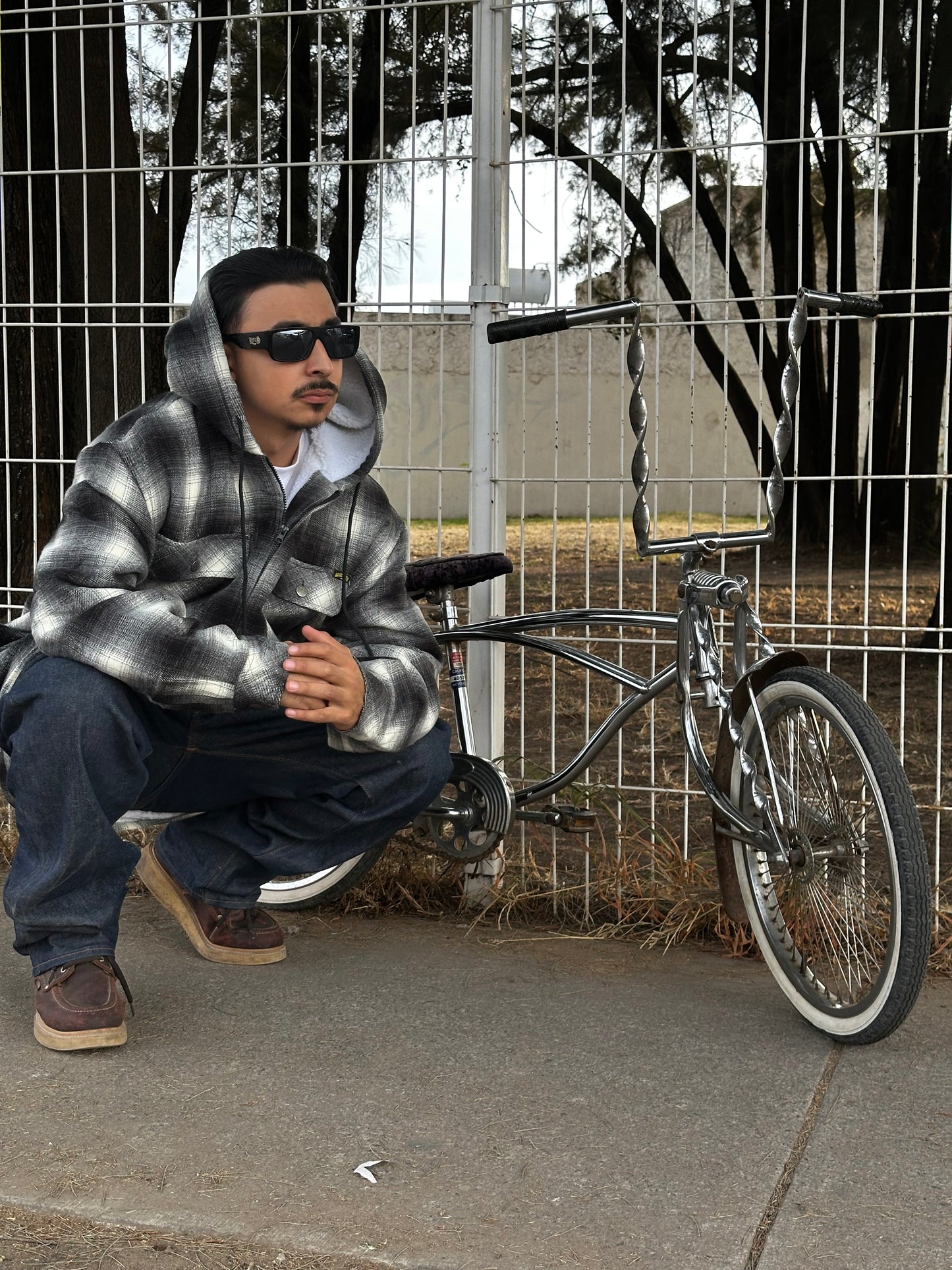 SHERPA LOWRIDER ABORREGADA A CUADROS BLACK