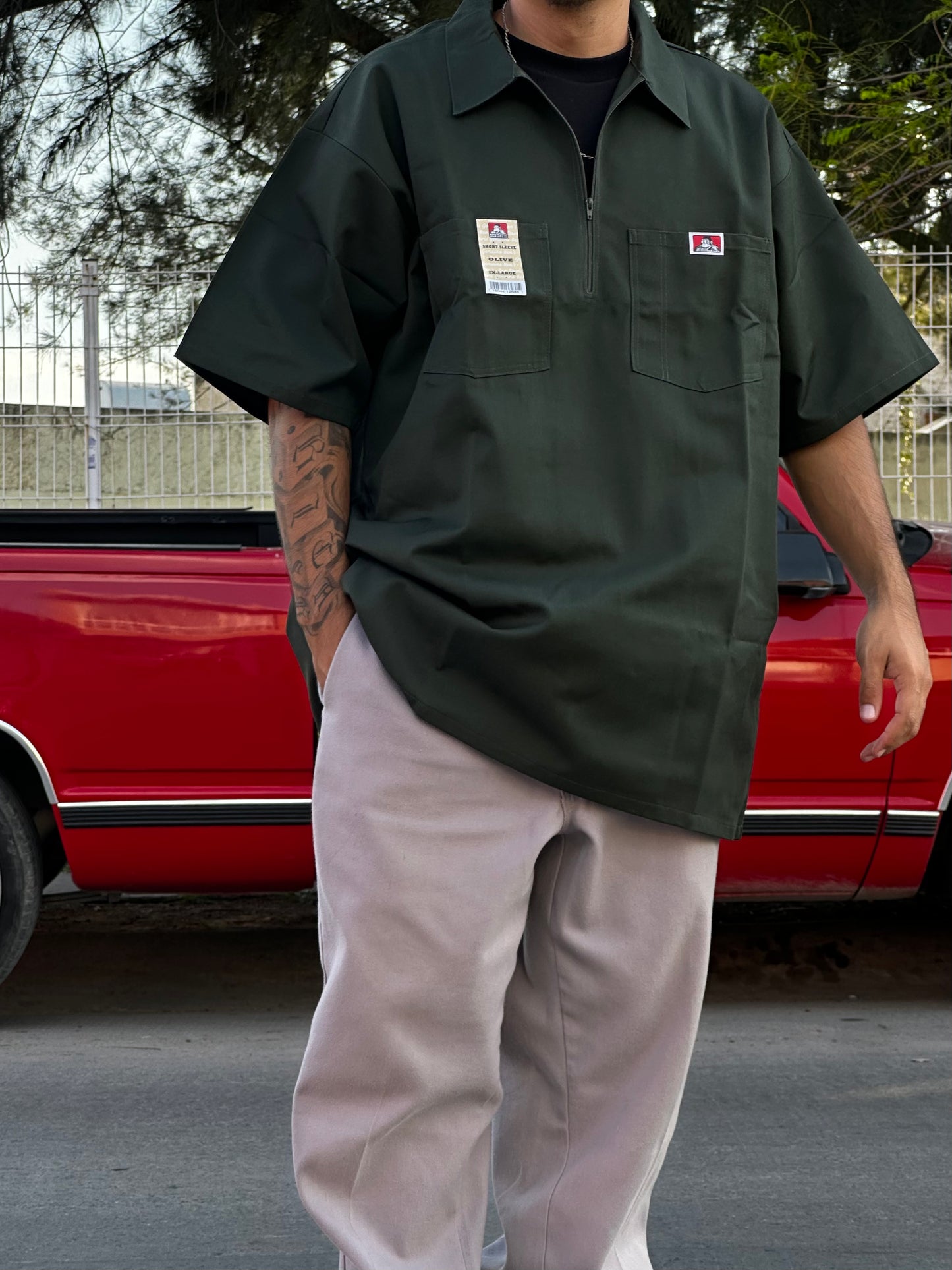 BENDAVIS CAMISA 1/2 CIERRE MANGA CORTA